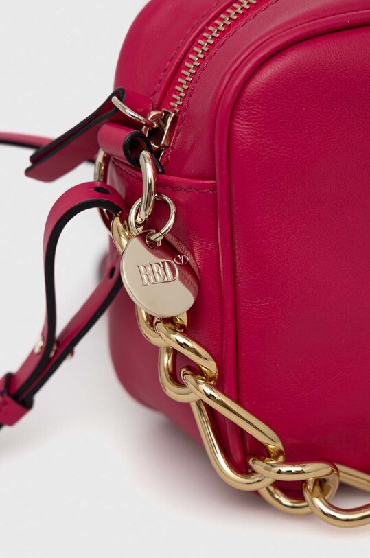 Кожена чанта Red Valentino розов 2Q2B0D40WLD