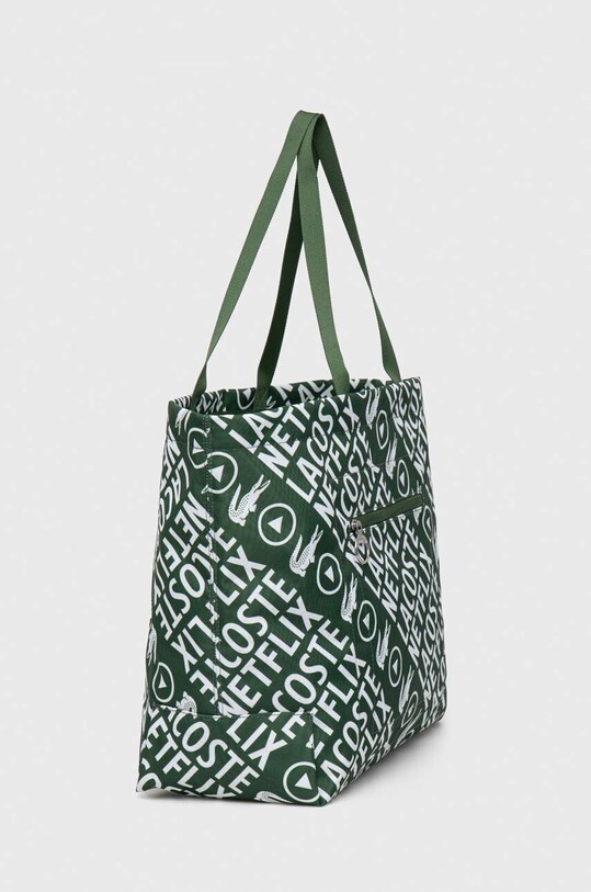 Torbica Lacoste x Netflix NU4254FX zelena SS23