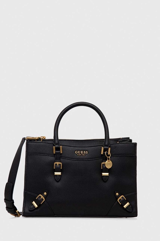 Torba Guess bez uzorka crna HWBA87.44060