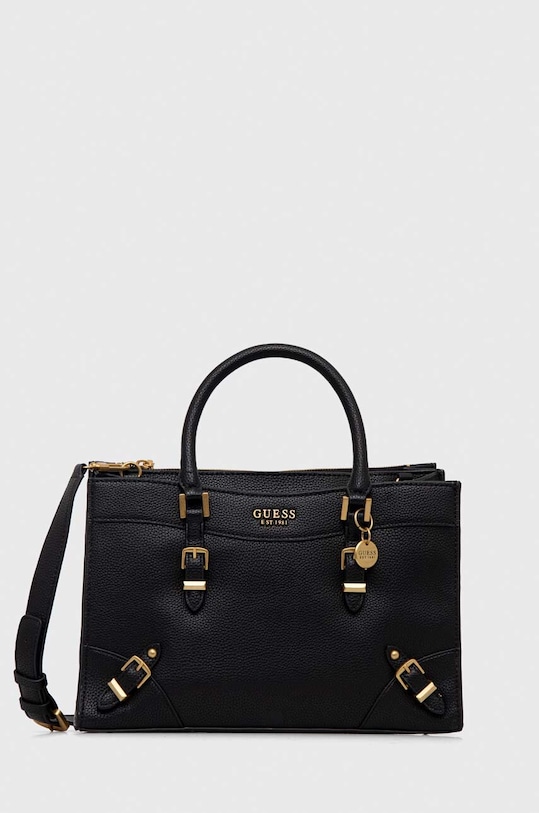 Torba Guess bez uzorka crna HWBA87.44060