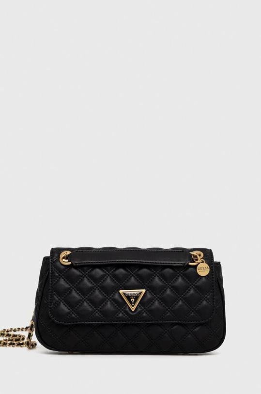 Τσάντα Guess απομίμηση λείου δέρματος μαύρο HWQA87.48210