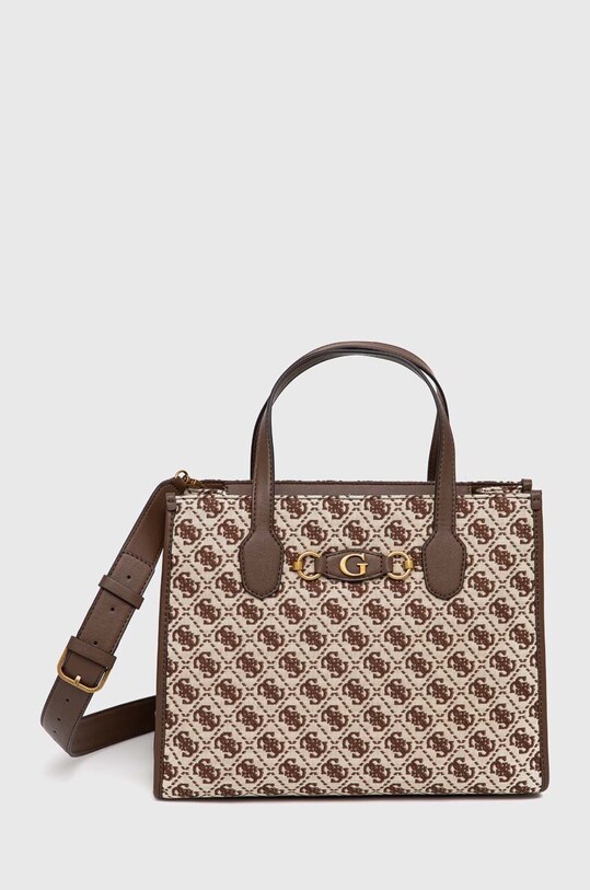 Guess torebka nie mieści A4 brązowy HWJB86.54220