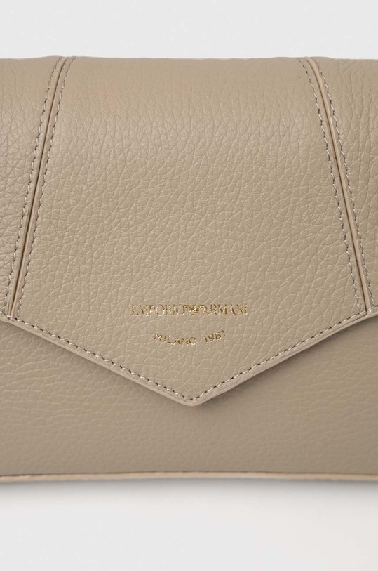 Emporio Armani torebka skórzana beżowy Y3B195.Y350B