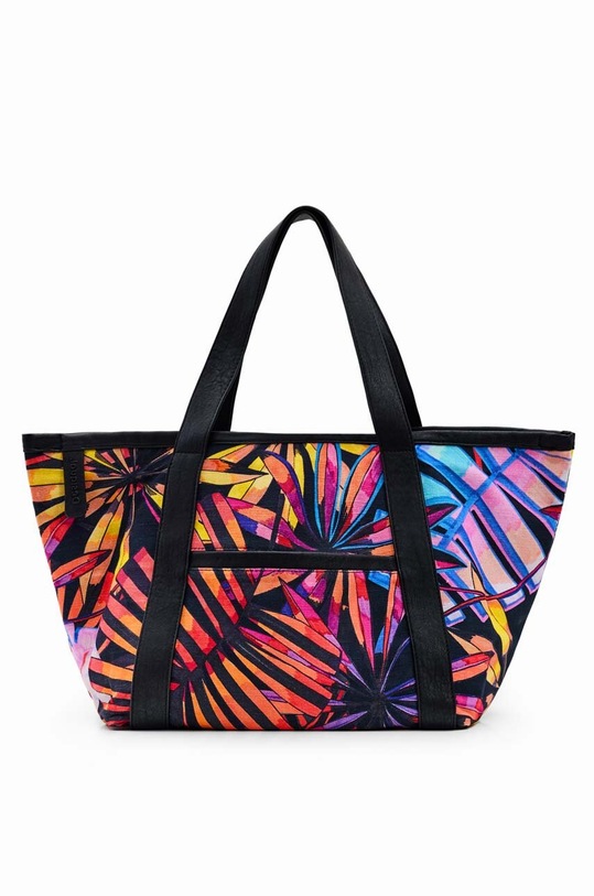 Torba Desigual imitacija zrnate kože crna 23SAXA48