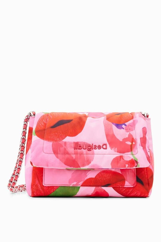 Torba Desigual imitacija zrnate kože narančasta 23SAXY43