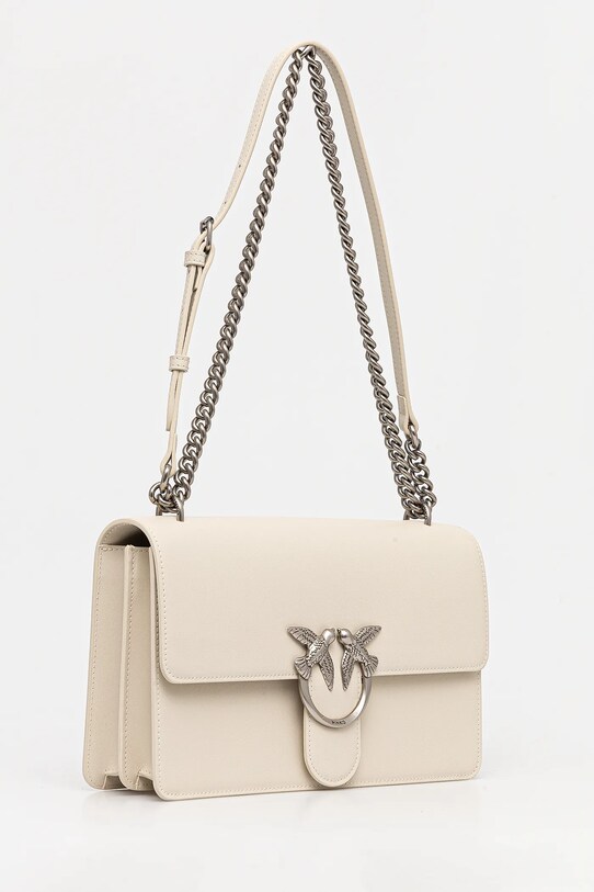 Кожаная сумочка Pinko 100941.A0F1 бежевый AA00