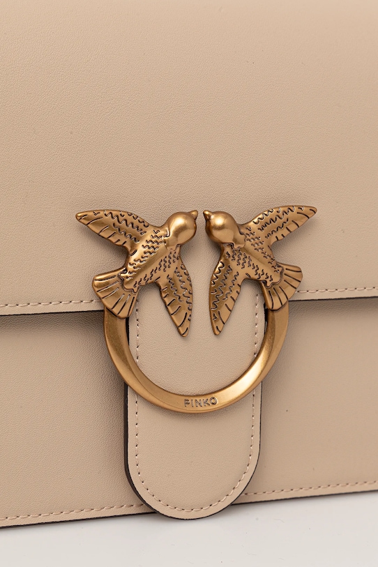 Pinko poseta de piele bej 100941.A0F1