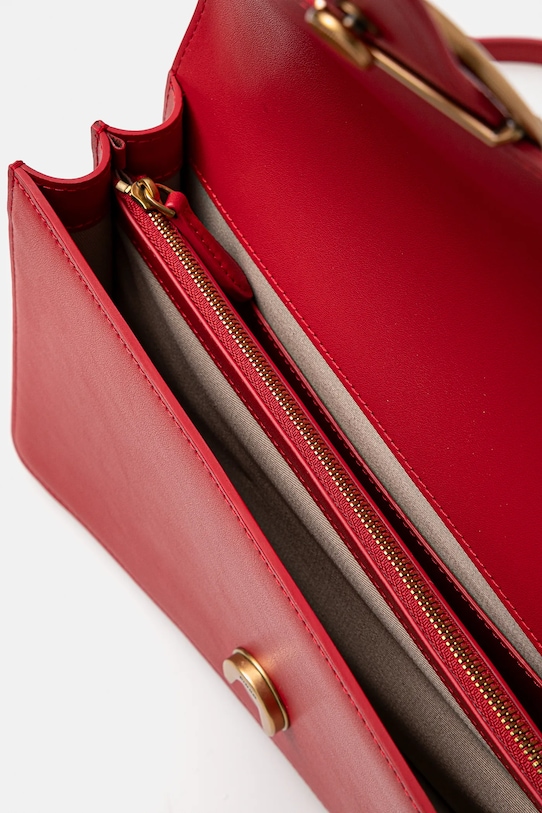 Кожена чанта Pinko 100941.A0F1 червен