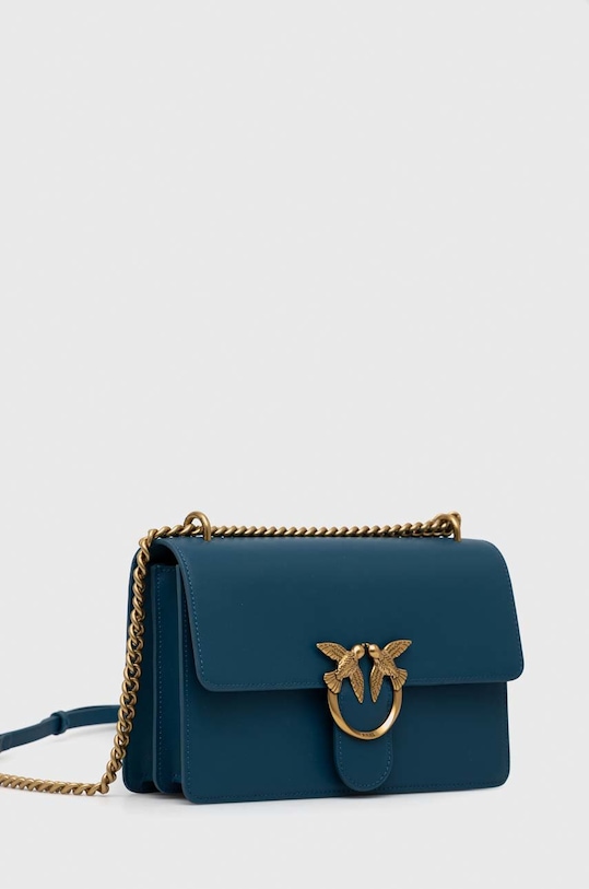Pinko torebka skórzana 100941.A0F1 niebieski AA00