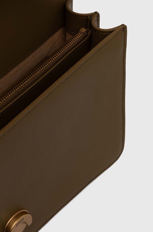 Pinko torebka skórzana zielony 100941.A0F1