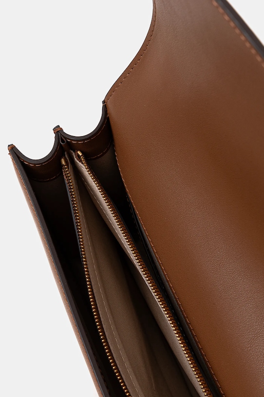 Pinko torebka skórzana 100941.A0F1 brązowy