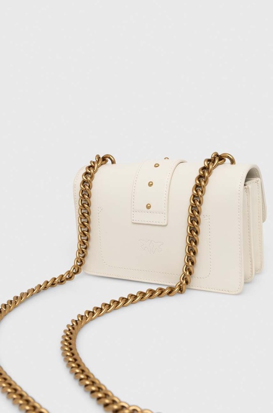 Pinko torebka skórzana biały 100058.A0F1