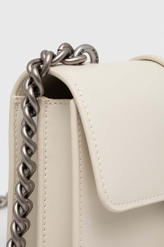 Кожаная сумочка Pinko бежевый 100058.A0F1