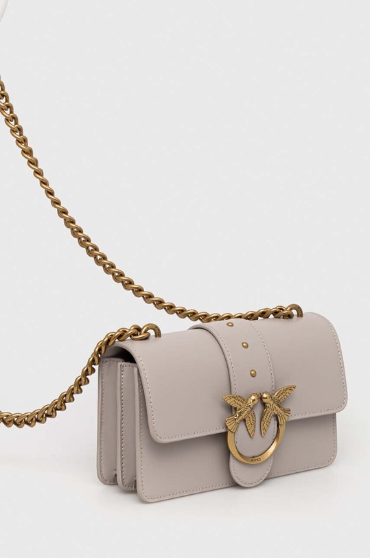 Pinko torebka skórzana 100058.A0F1 szary AA00