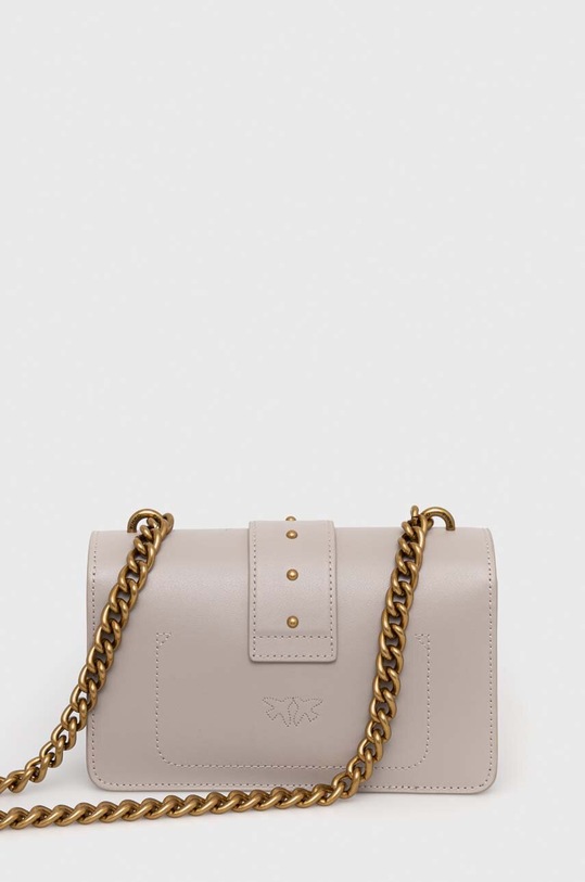 Akcesoria Pinko torebka skórzana 100058.A0F1 szary