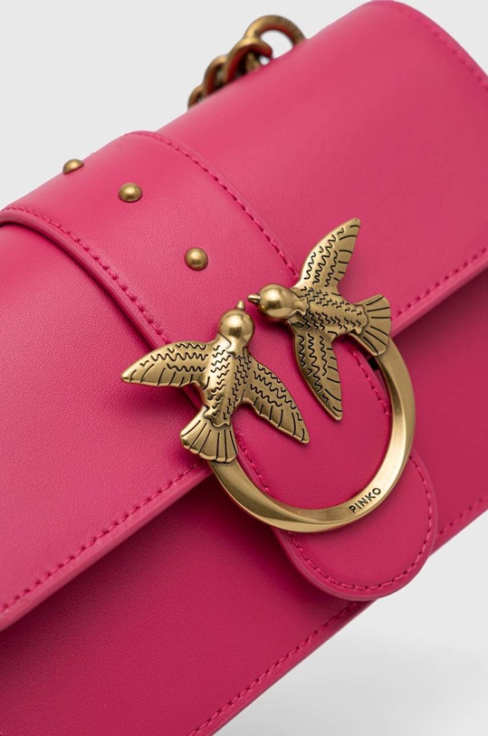 Pinko torebka skórzana fioletowy 100058.A0F1