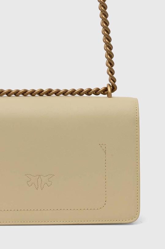 Akcesoria Pinko torebka skórzana 100074.A0F1 beżowy