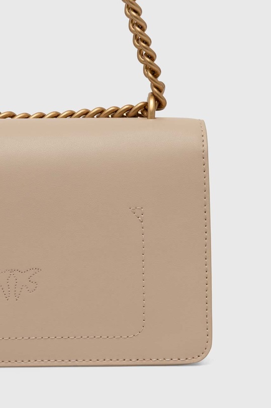 Akcesoria Pinko torebka skórzana 100074.A0F1 beżowy