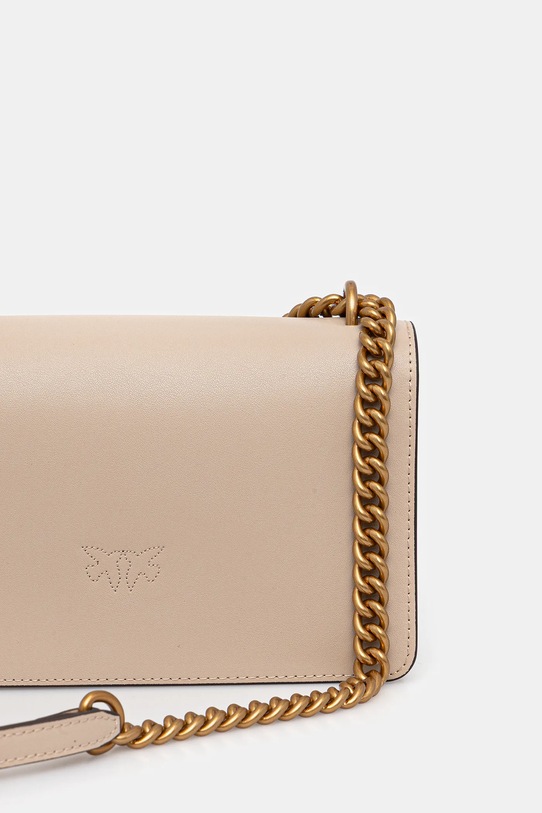 Akcesoria Pinko torebka skórzana 100074.A0F1 beżowy