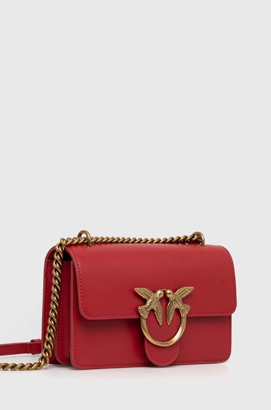 Pinko poseta de piele 100074.A0F1 rosu AA00