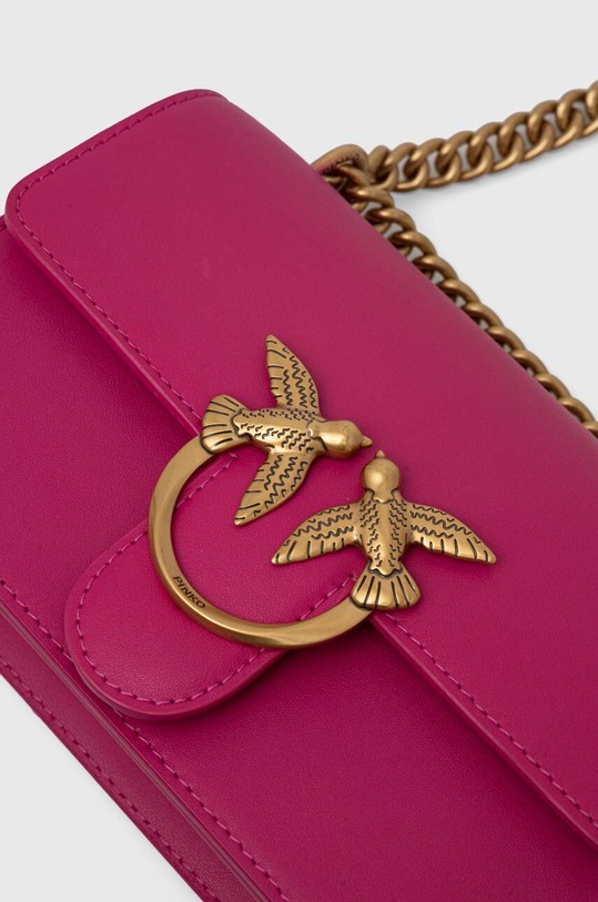 Pinko torebka skórzana różowy 100074.A0F1