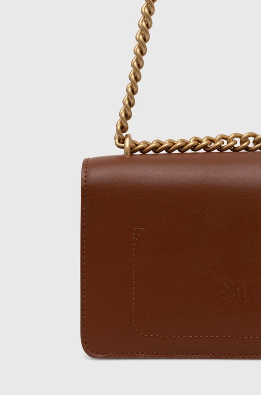 Akcesoria Pinko torebka skórzana 100074.A0F1 brązowy