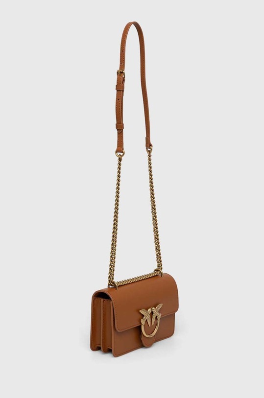 Pinko poseta de piele 100074.A0F1 maro AA00
