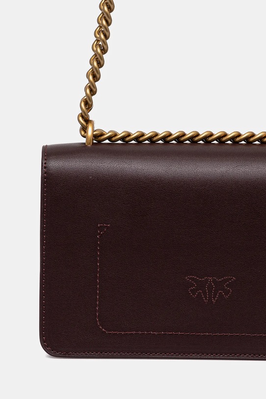 Кожаная сумочка Pinko коричневый 100074.A0F1