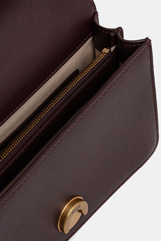 Кожаная сумочка Pinko 100074.A0F1 коричневый