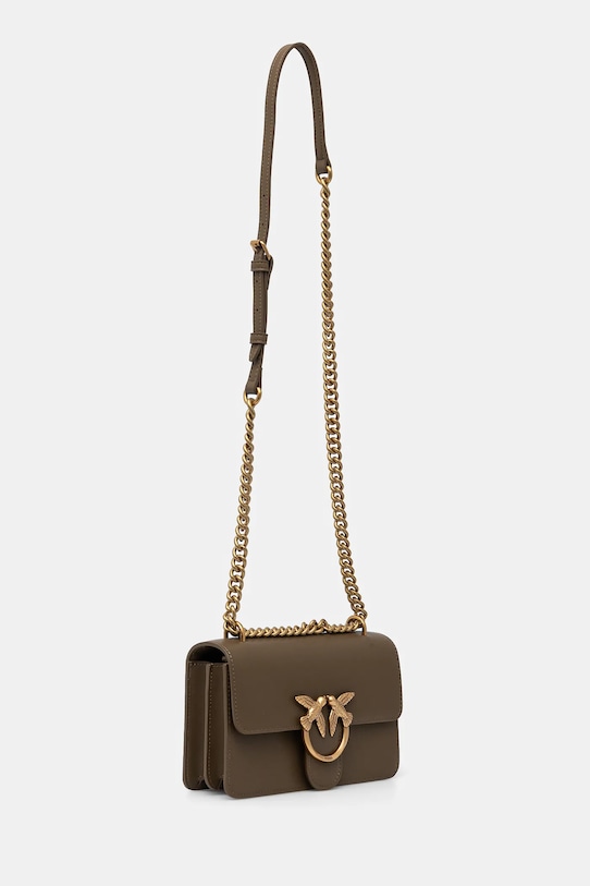 Кожаная сумочка Pinko 100074.A0F1 коричневый AA00