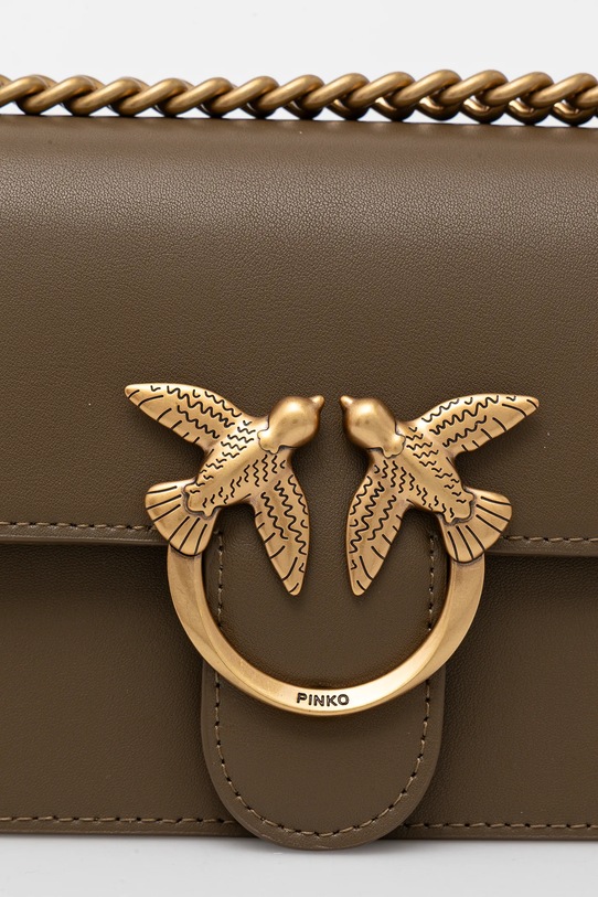 Кожаная сумочка Pinko коричневый 100074.A0F1