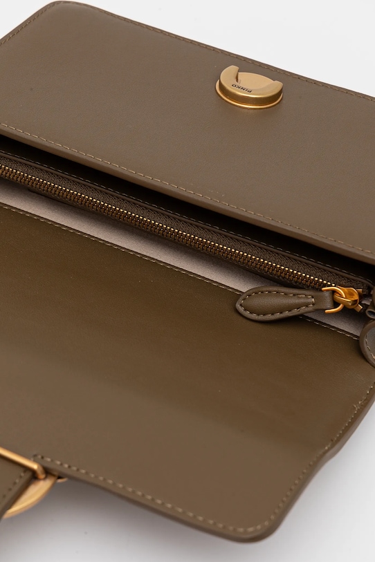 Кожаная сумочка Pinko 100074.A0F1 коричневый