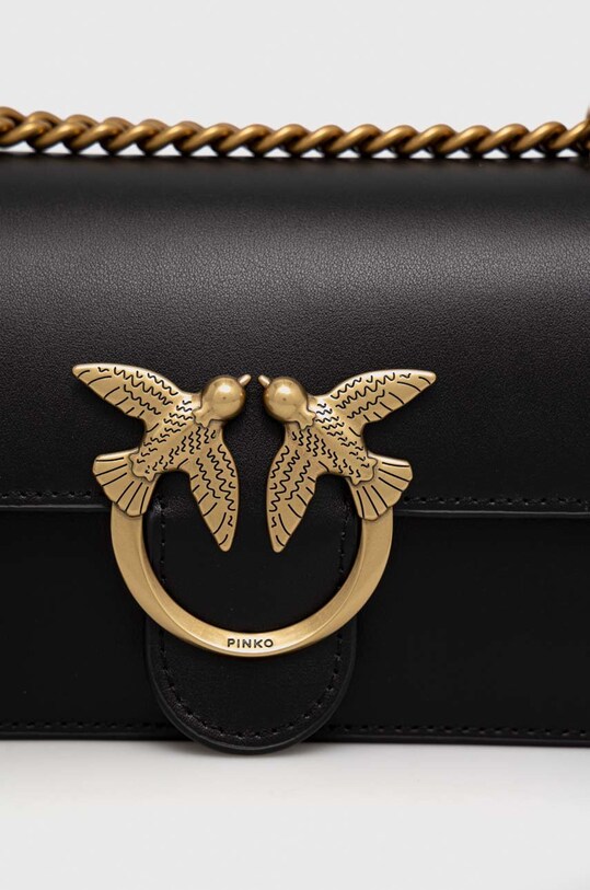 Pinko torebka skórzana czarny 100074.A0F1