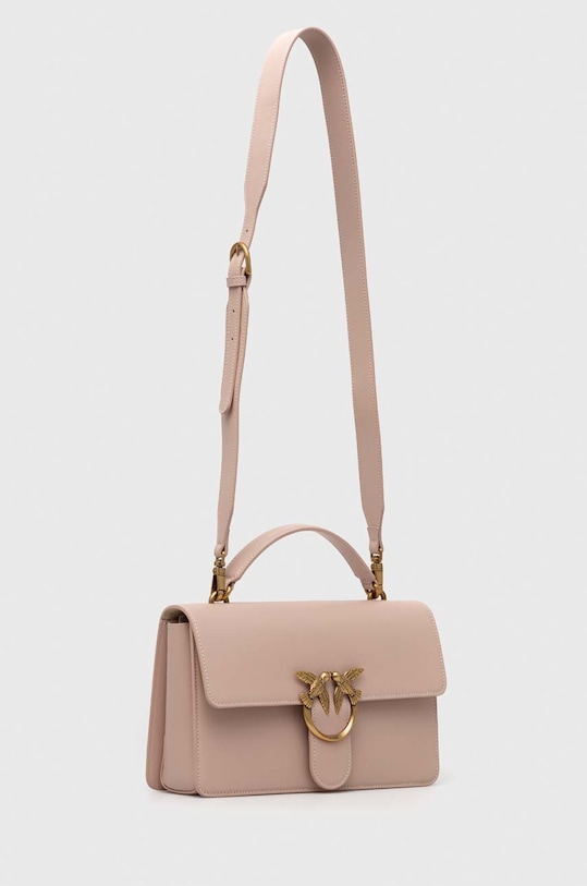 Pinko torebka skórzana 100072.A0F1 różowy SS24
