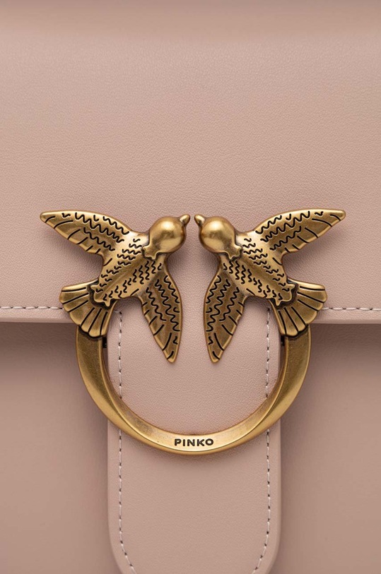 Pinko torebka skórzana różowy 100072.A0F1