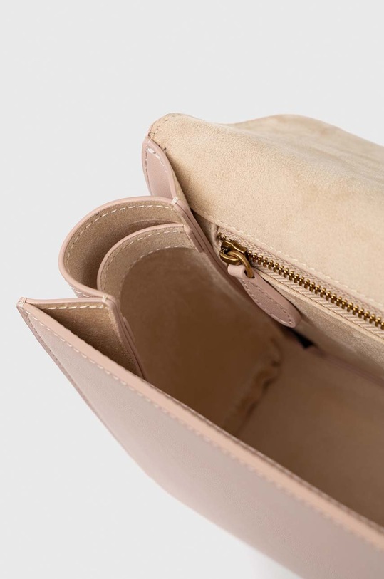 Pinko torebka skórzana 100072.A0F1 różowy