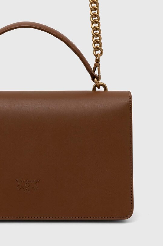 Accessori Pinko borsa a mano in pelle 100072.A0F1 marrone