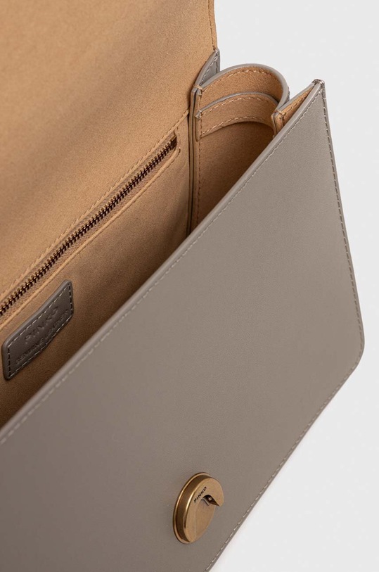 Pinko borsa a mano in pelle 100072.A0F1 grigio