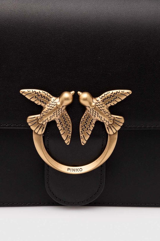 Pinko torebka skórzana 100072.A0F1 czarny