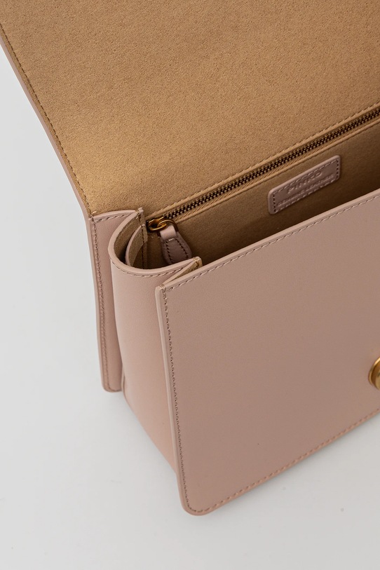 Кожаная сумочка Pinko 100066.A0F1 розовый