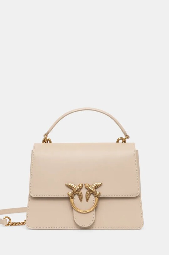 Pinko poseta de piele uni bej 100066.A0F1