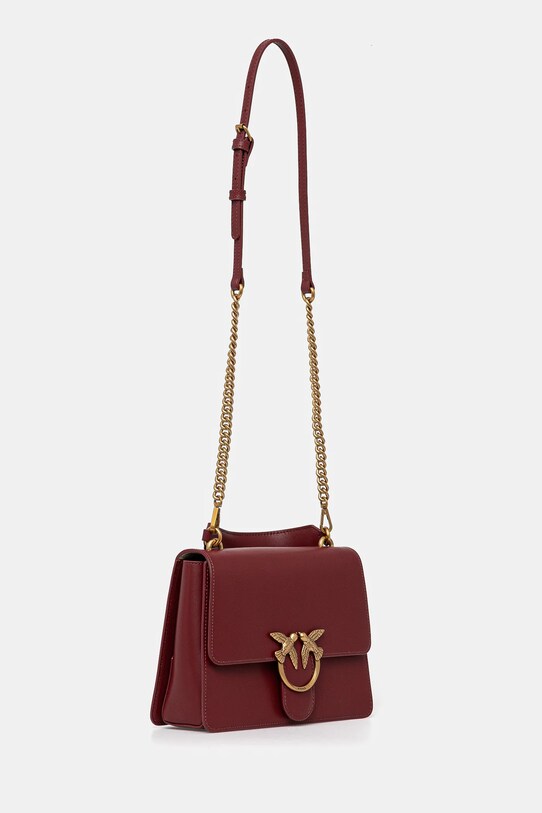 Pinko poseta de piele 100066.A0F1 burgundia NC00