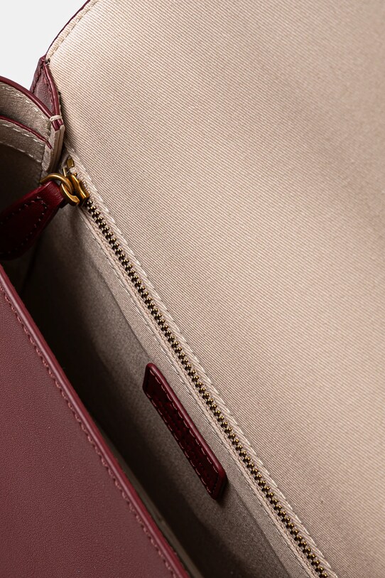 Pinko poseta de piele 100066.A0F1 burgundia