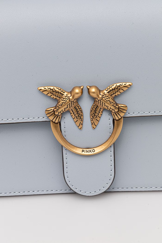 Pinko torebka skórzana niebieski 100071.A0F1