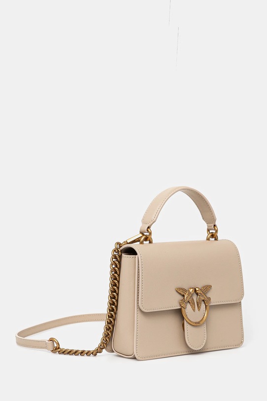 Pinko torebka skórzana 100071.A0F1 beżowy AA00