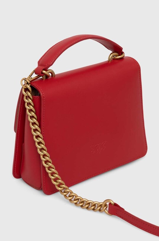 Accesorii Pinko poșetă de piele 100071.A0F1 rosu