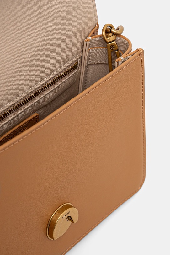 Pinko torebka skórzana 100071.A0F1 brązowy