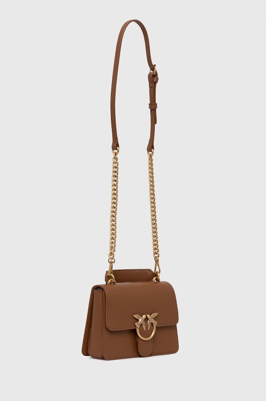 Pinko torebka skórzana 100071.A0F1 brązowy AA00