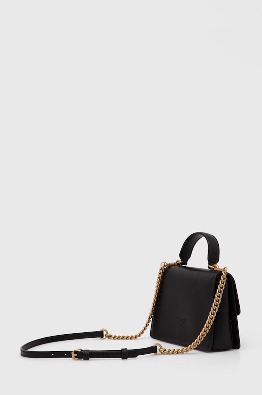 Accesorii Pinko poșetă de piele 100071.A0F1 negru