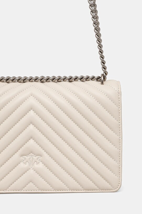 Accesorii Pinko poseta de piele 100941.A0GK bej